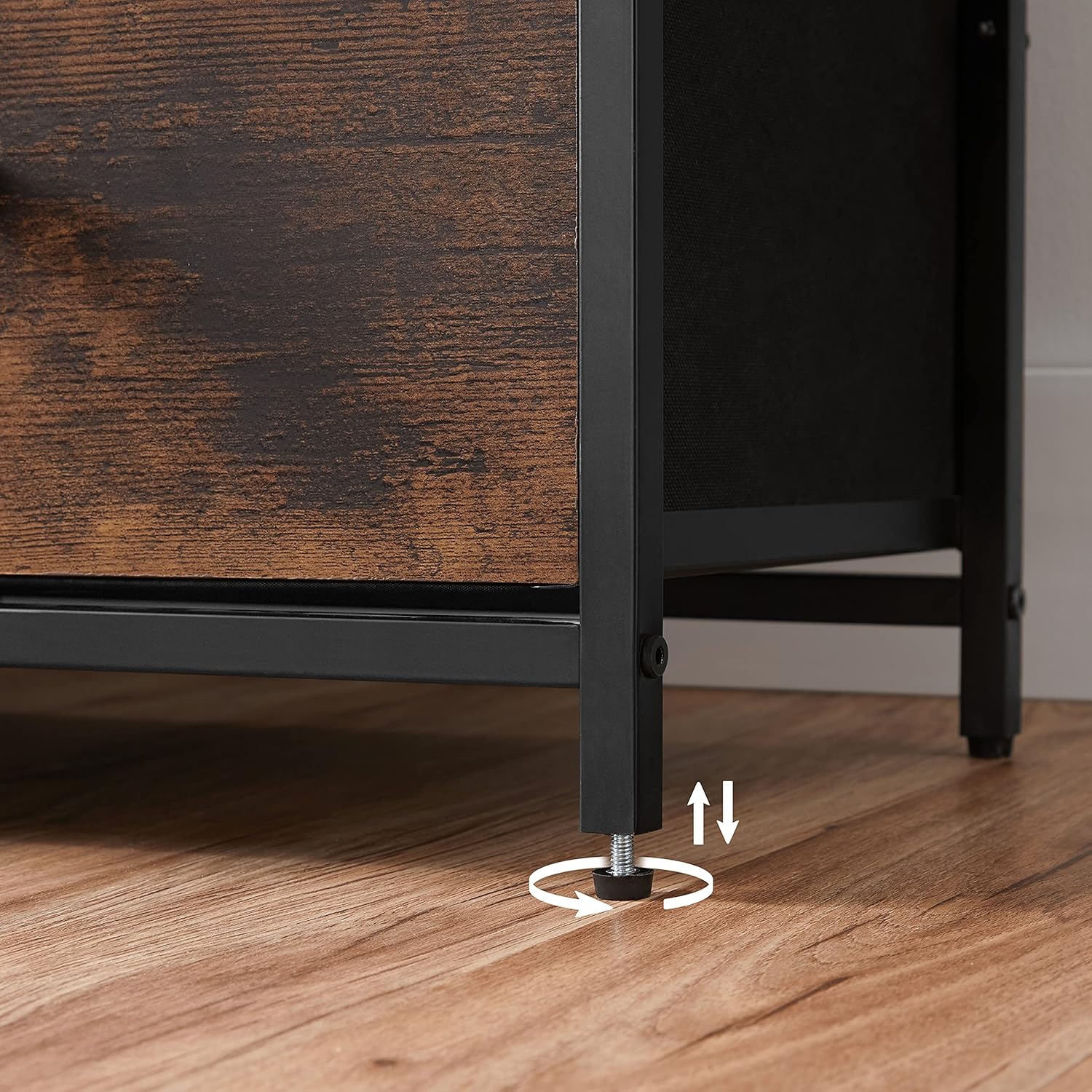 Komoda za spavaću sobu s 6 ladica, 30 x 80 x 71 cm, smeđa i crna | SONGMICS-vitahome.hr
