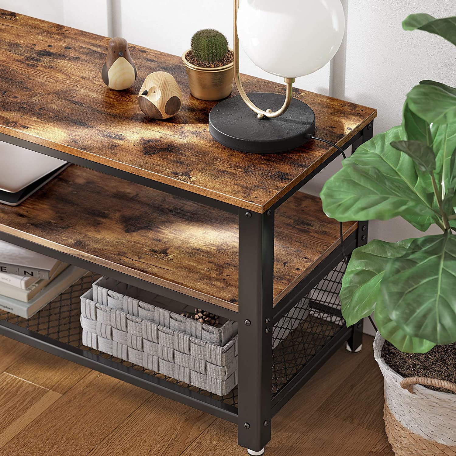 Komoda za TV 100 x 40 x 52 cm tamno smeđa | Vasagle-vitahome.hr