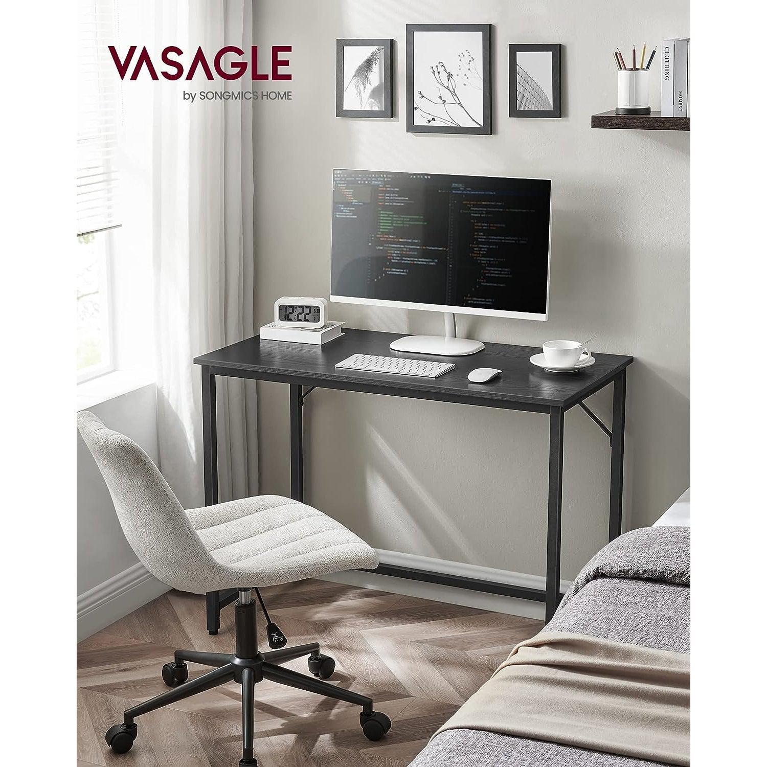 Kompjuterski stol, mali radni stol, crni | Vasagle-vitahome.hr