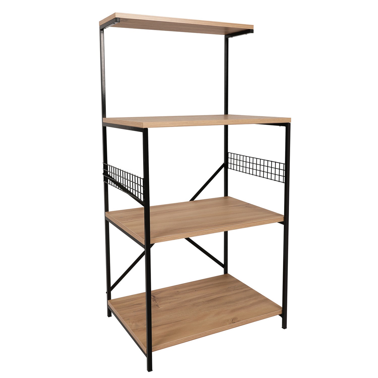 Konyhai polc Anemon - Black, Pine | AG-vitahome.hr