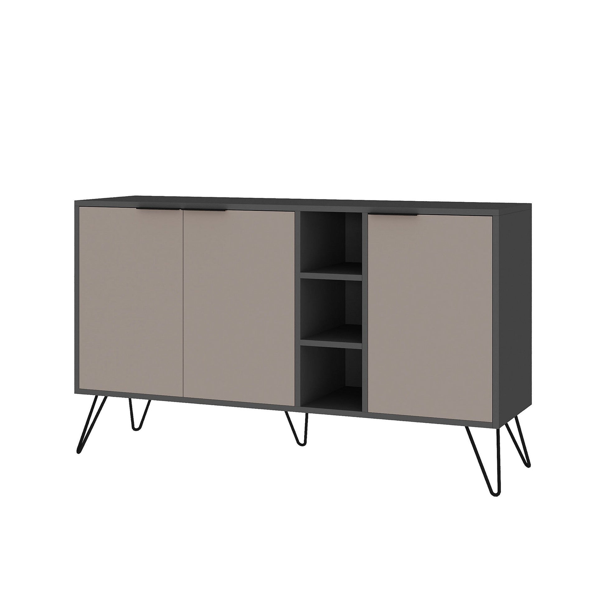 Konzolni stol Clara Console - Anthracite, Light Mocha | AG-vitahome.hr