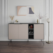 Konzolni stol Clara Console - Anthracite, Light Mocha | AG-vitahome.hr