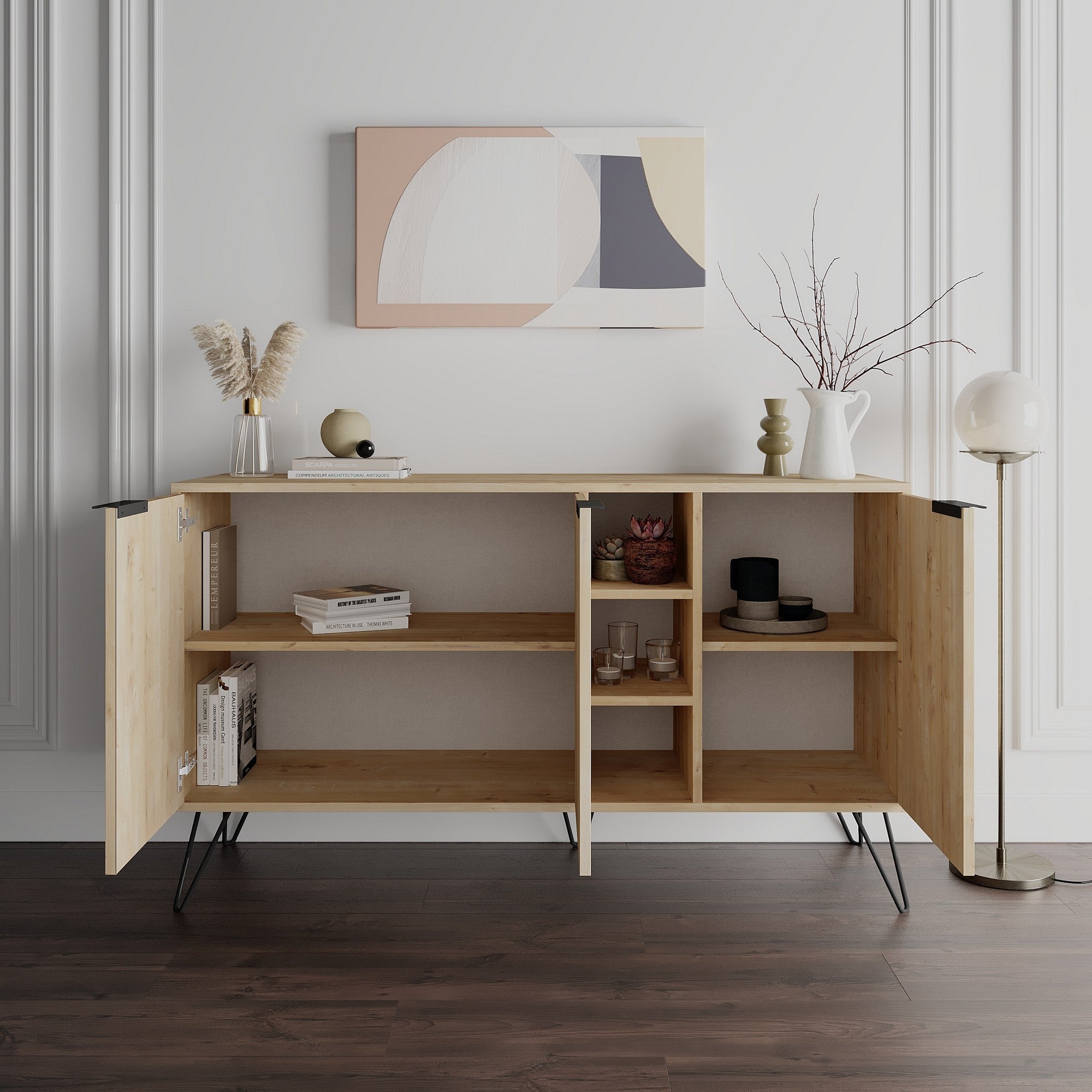 Konzolni stol Clara Console - Oak | AG-vitahome.hr