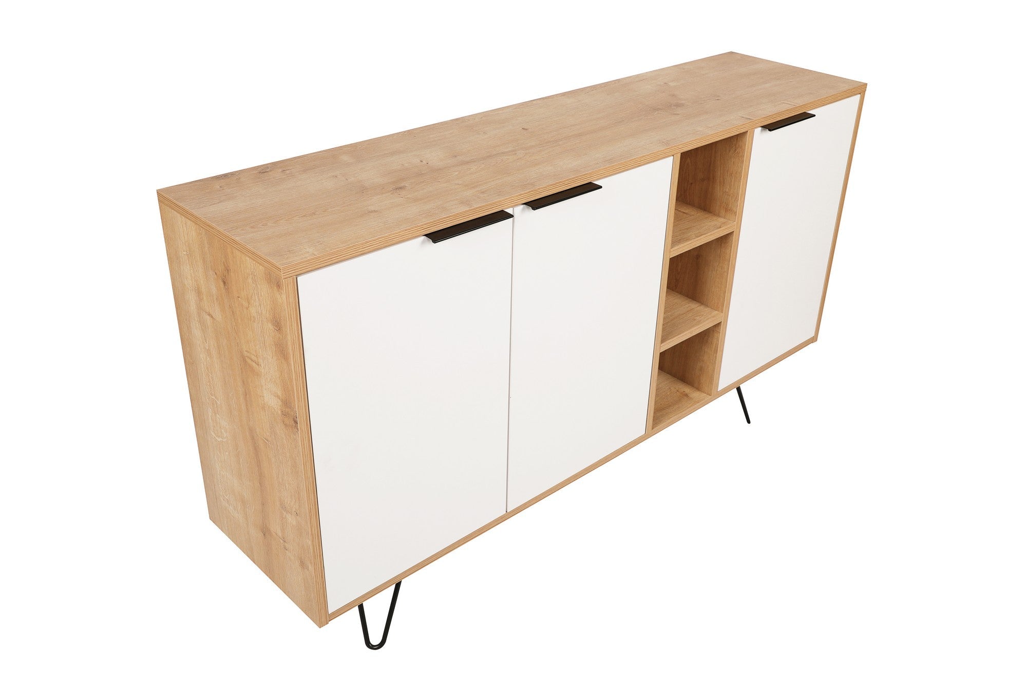 Konzolni stol Clara Console - Oak, White | AG-vitahome.hr