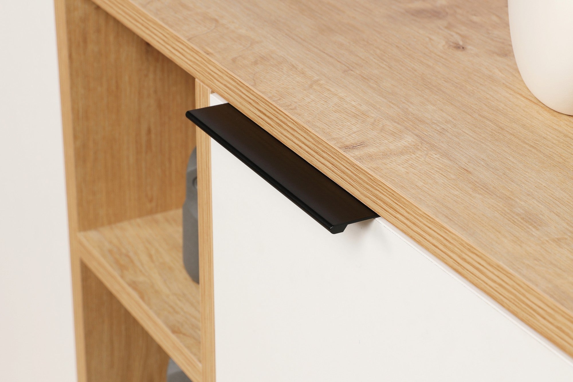Konzolni stol Clara Console - Oak, White | AG-vitahome.hr