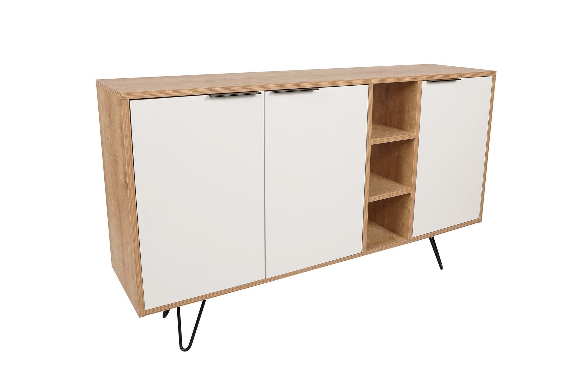 Konzolni stol Clara Console - Oak, White | AG-vitahome.hr