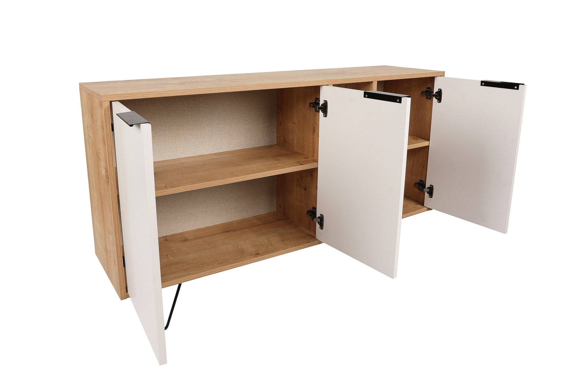 Konzolni stol Clara Console - Oak, White | AG-vitahome.hr