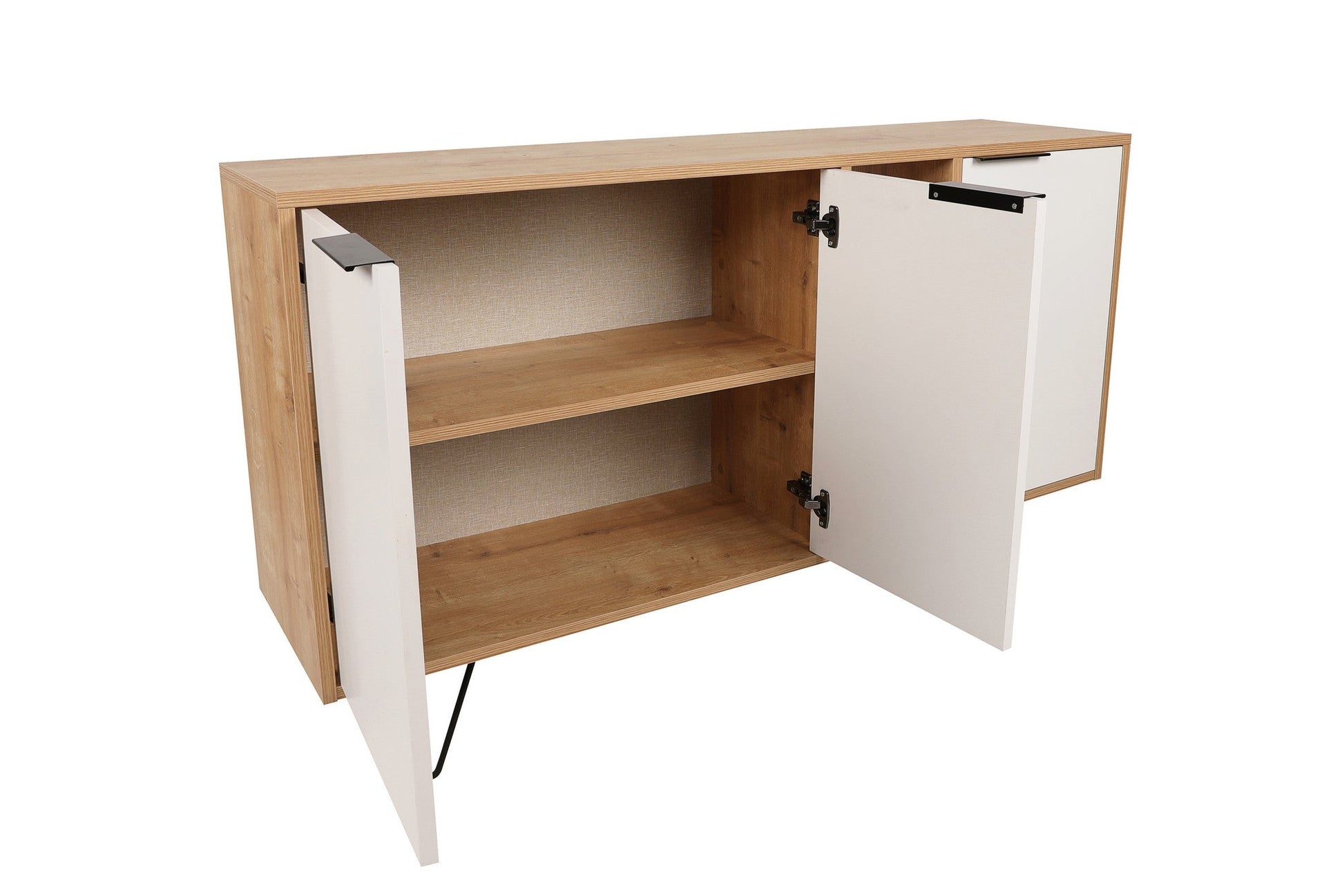 Konzolni stol Clara Console - Oak, White | AG-vitahome.hr