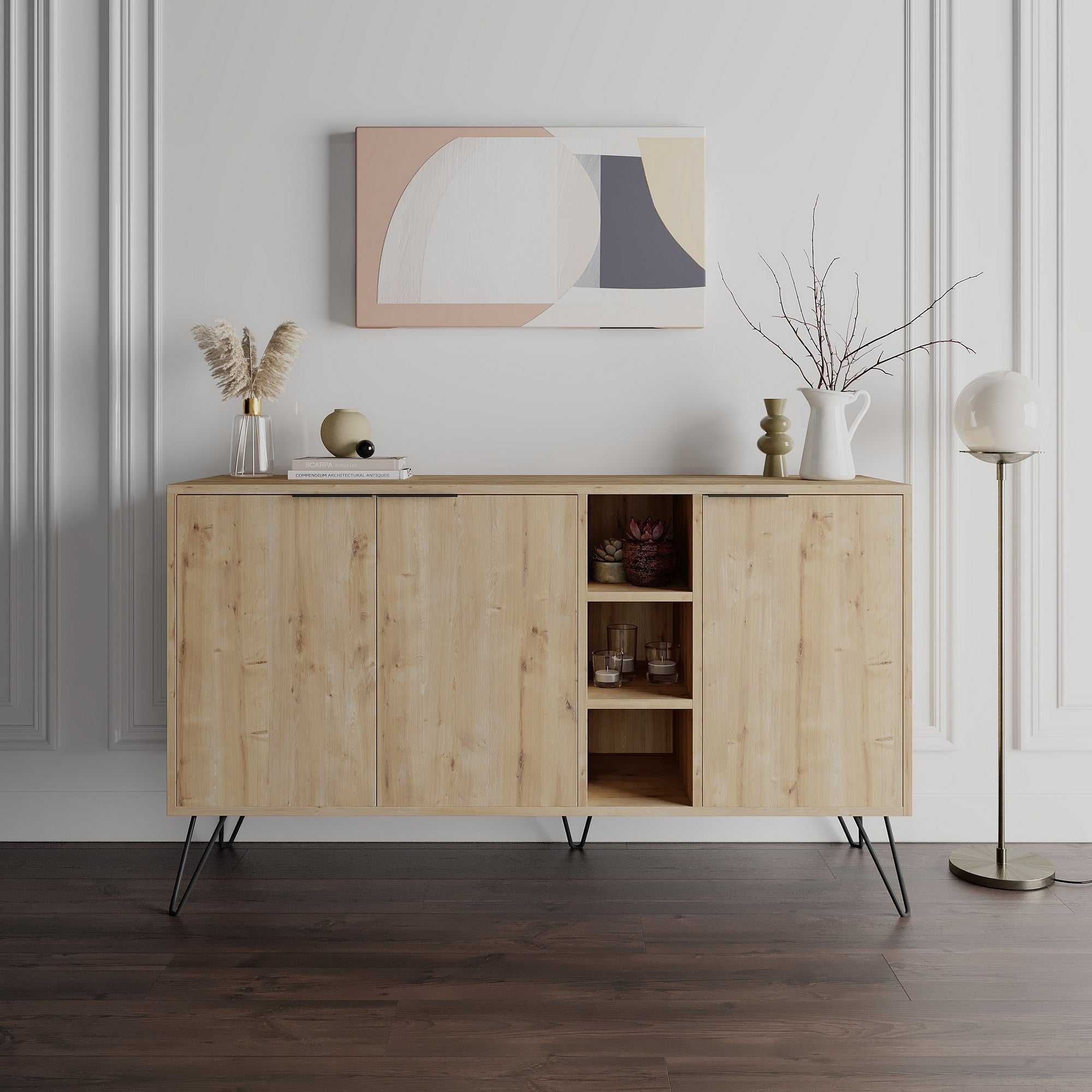 Konzolni stol Clara Console - Oak | AG-vitahome.hr