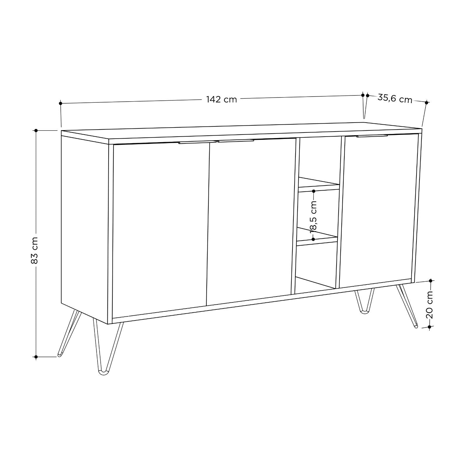 Konzolni stol Clara - Dark Brown, Bendir | AG-vitahome.hr