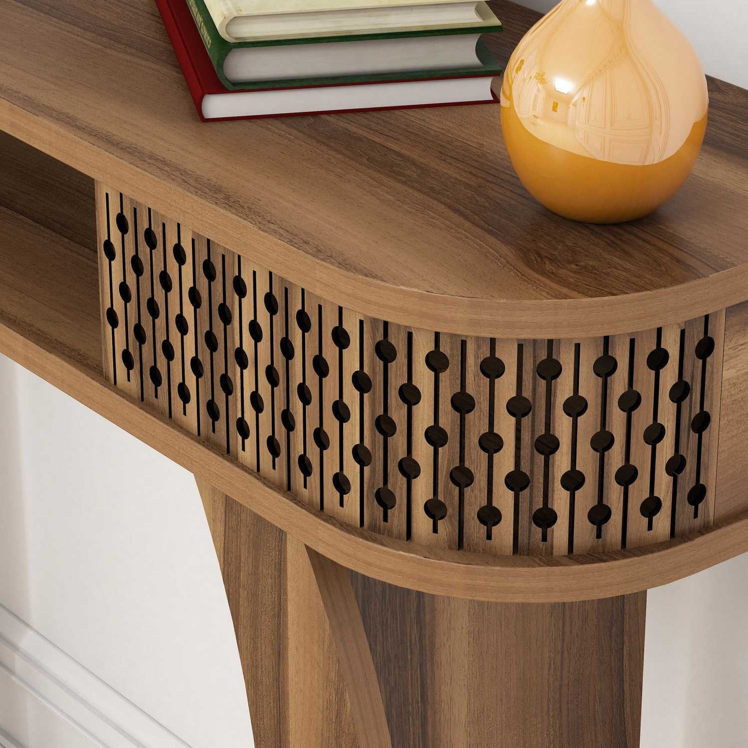 Konzolni stol Damla - Walnut | AG-vitahome.hr