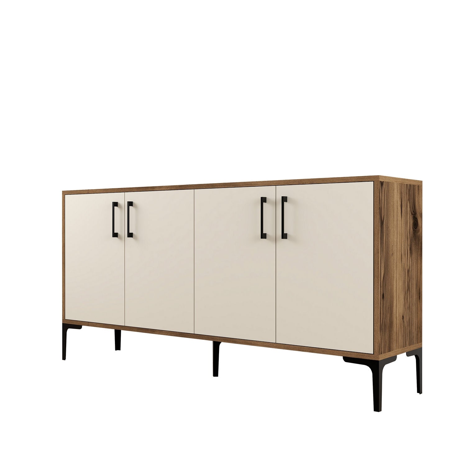 Konzolni stol Kiev 160 - Walnut, Cream | AG-vitahome.hr