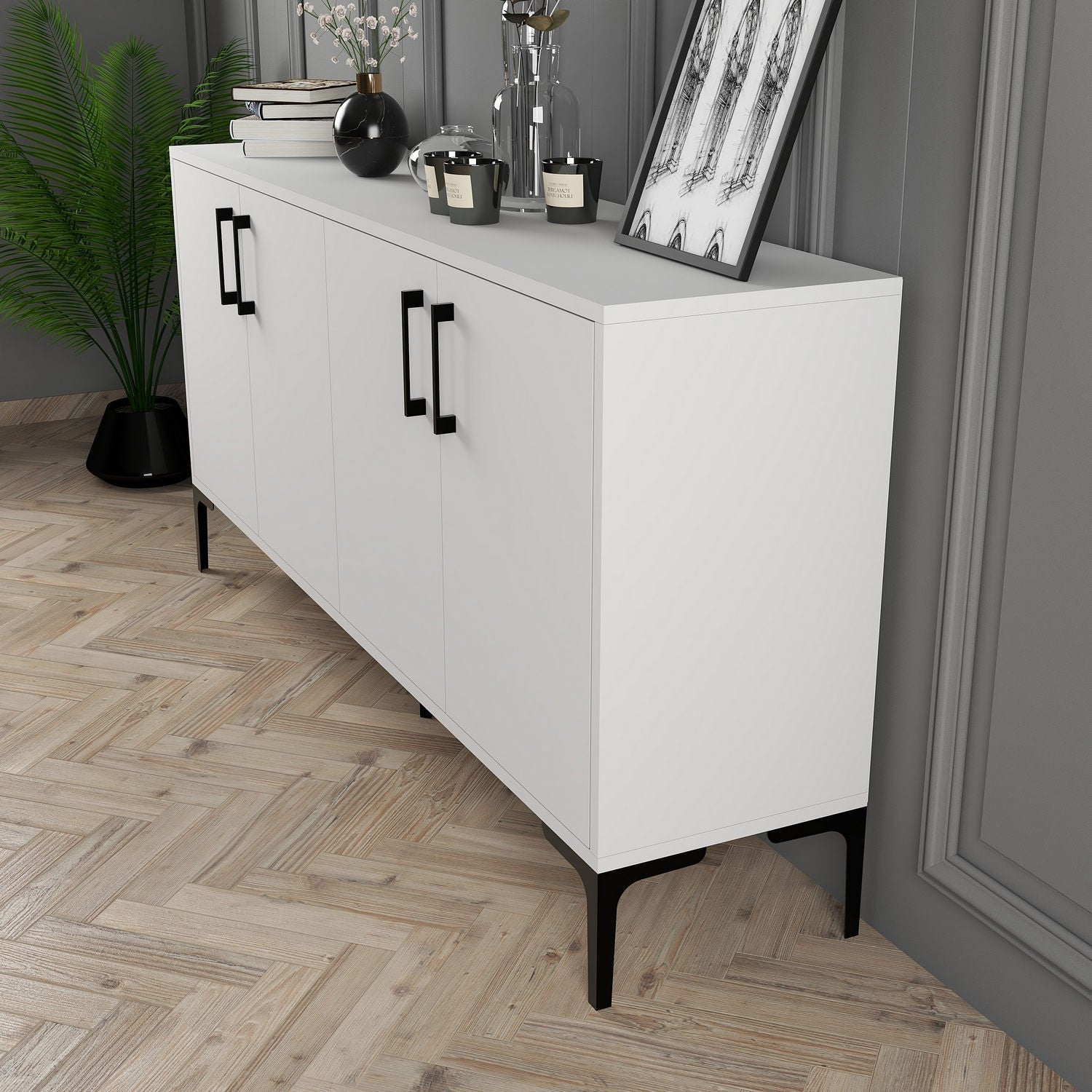 Konzolni stol Kiev 160 - White | AG-vitahome.hr
