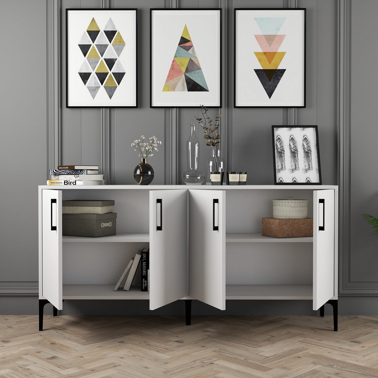 Konzolni stol Kiev 160 - White | AG-vitahome.hr
