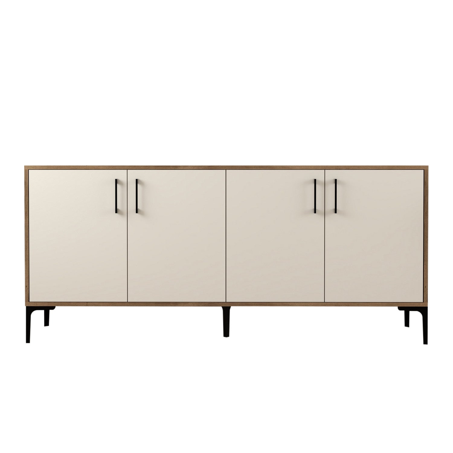 Konzolni stol Kiev - Walnut, Cream | AG-vitahome.hr