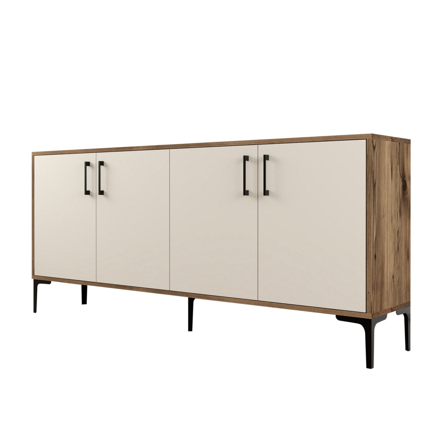Konzolni stol Kiev - Walnut, Cream | AG-vitahome.hr