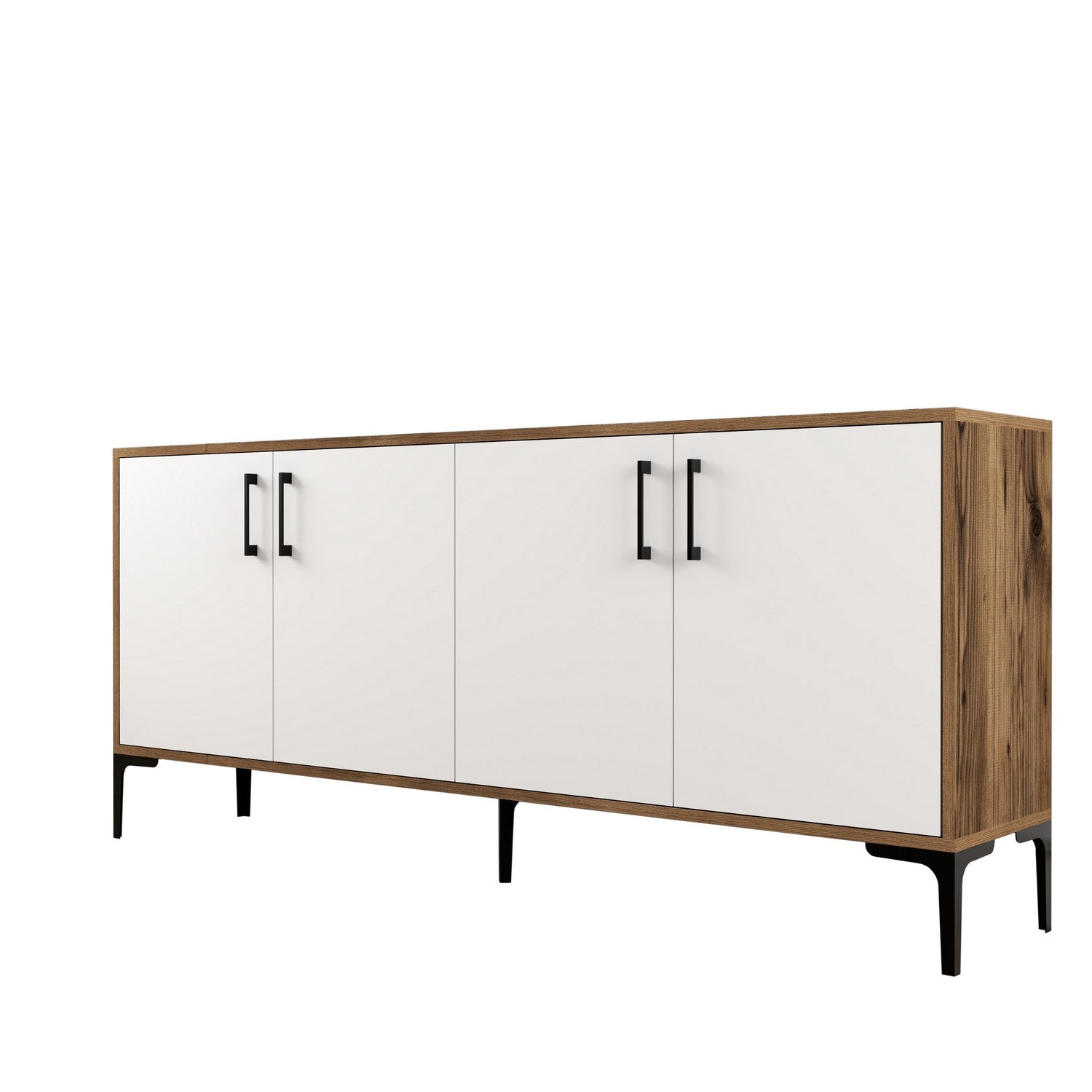 Konzolni stol Kiev - Walnut, White | AG-vitahome.hr
