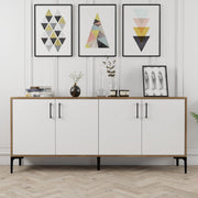Konzolni stol Kiev - Walnut, White | AG-vitahome.hr