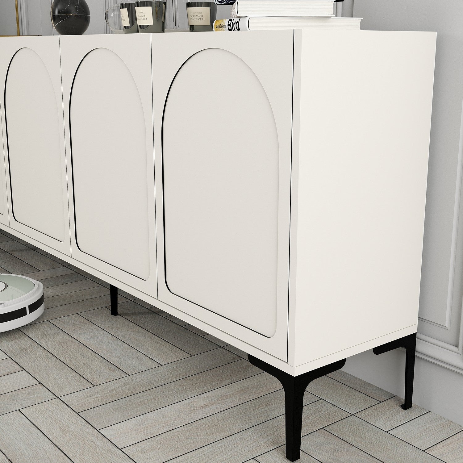 Konzolni stol Lyon 79 - Cream, Black | AG-vitahome.hr