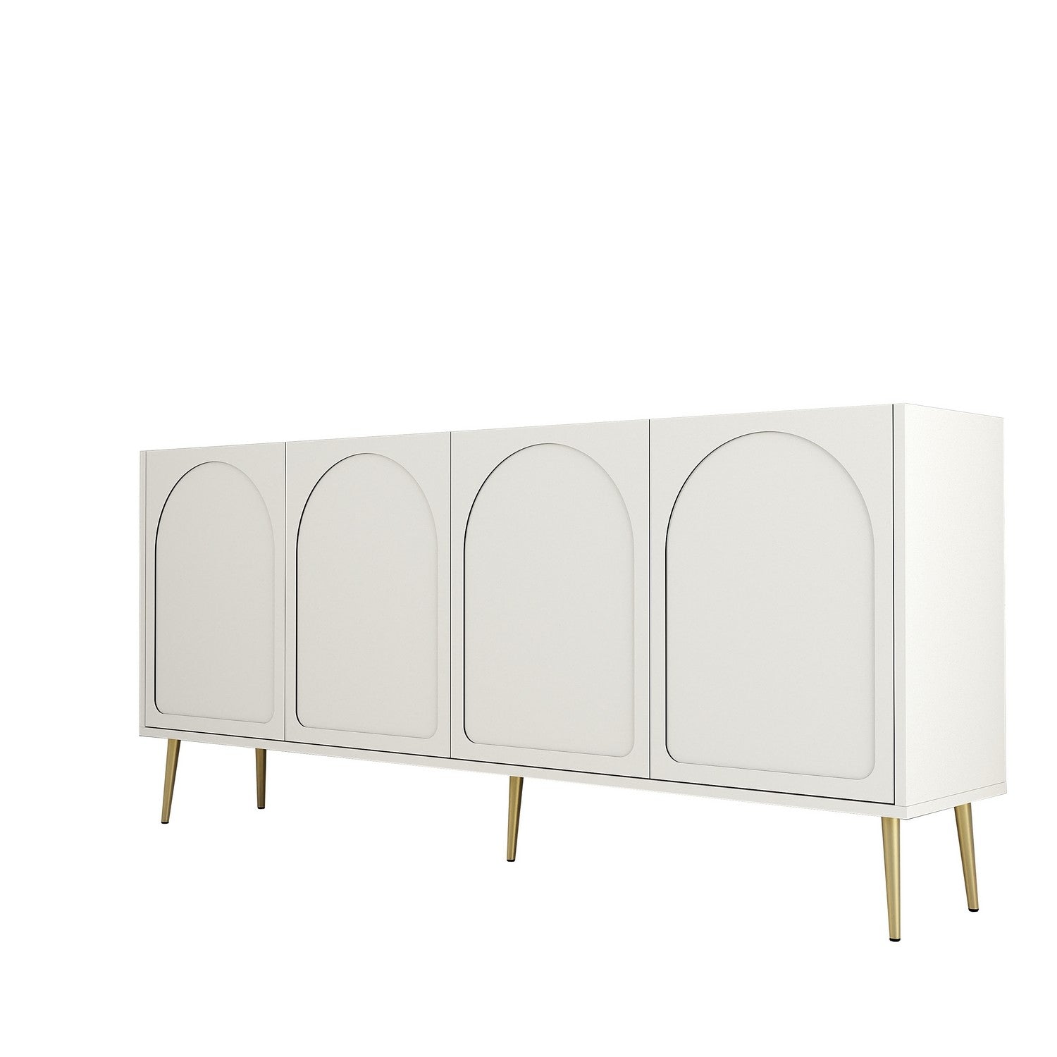 Konzolni stol Lyon 80 - Cream, Gold | AG-vitahome.hr