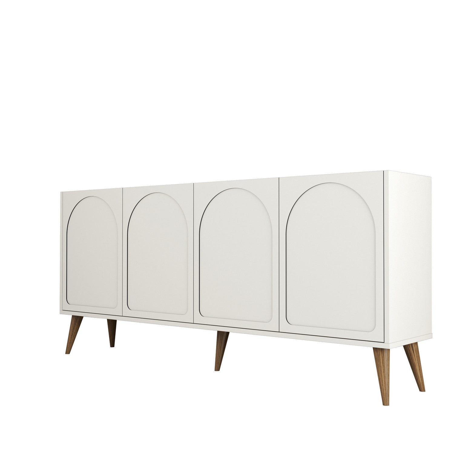 Konzolni stol Lyon 81 - Cream, Walnut | AG-vitahome.hr