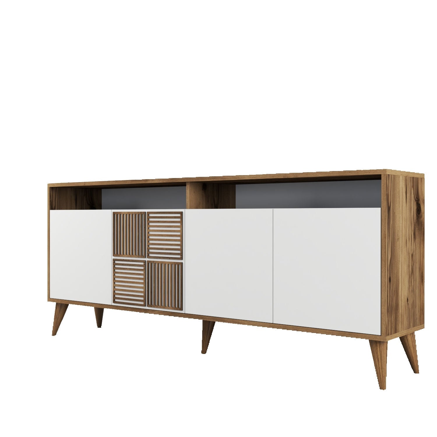 Konzolni stol Milan - Walnut, White | AG-vitahome.hr