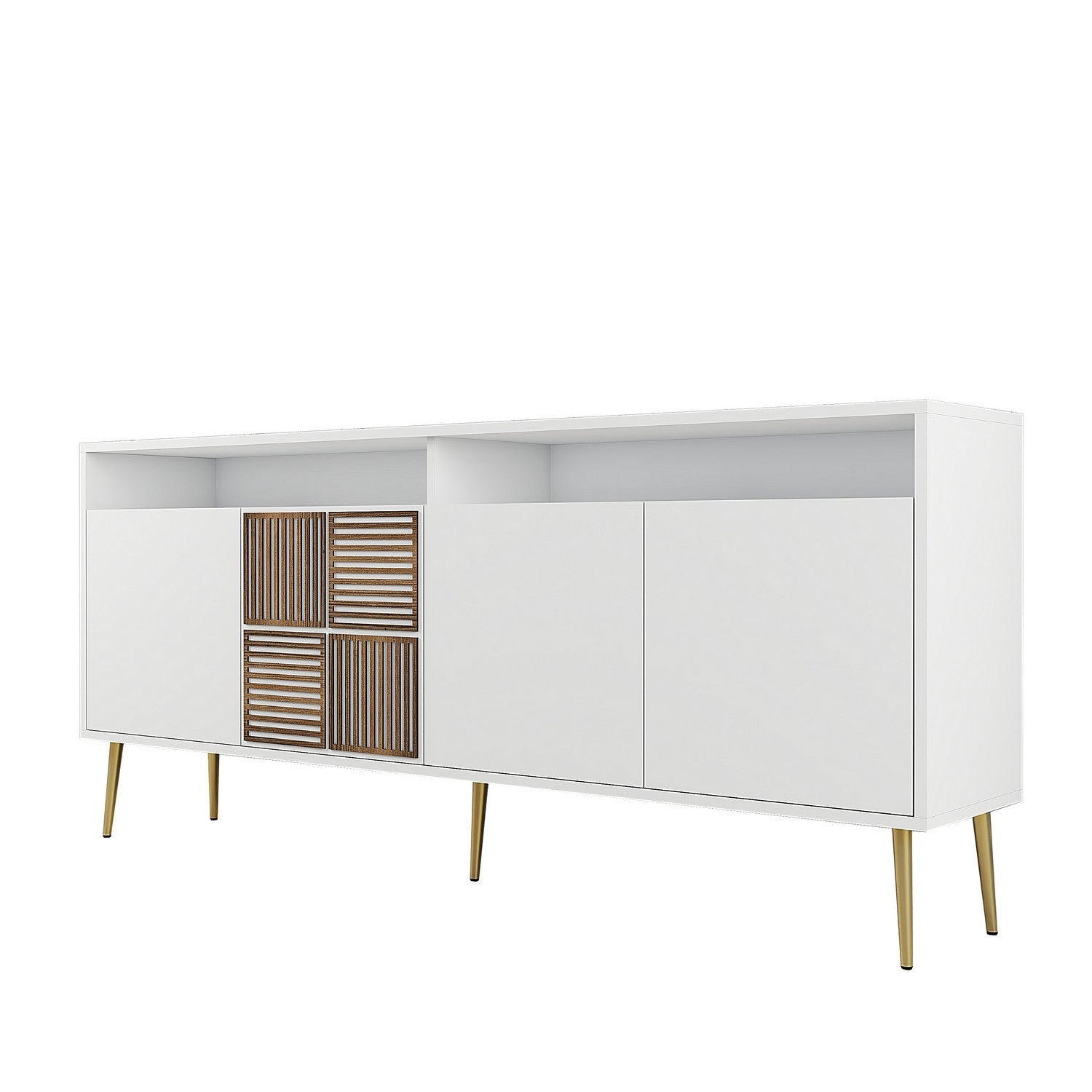 Konzolni stol Milan - White, Gold | AG-vitahome.hr