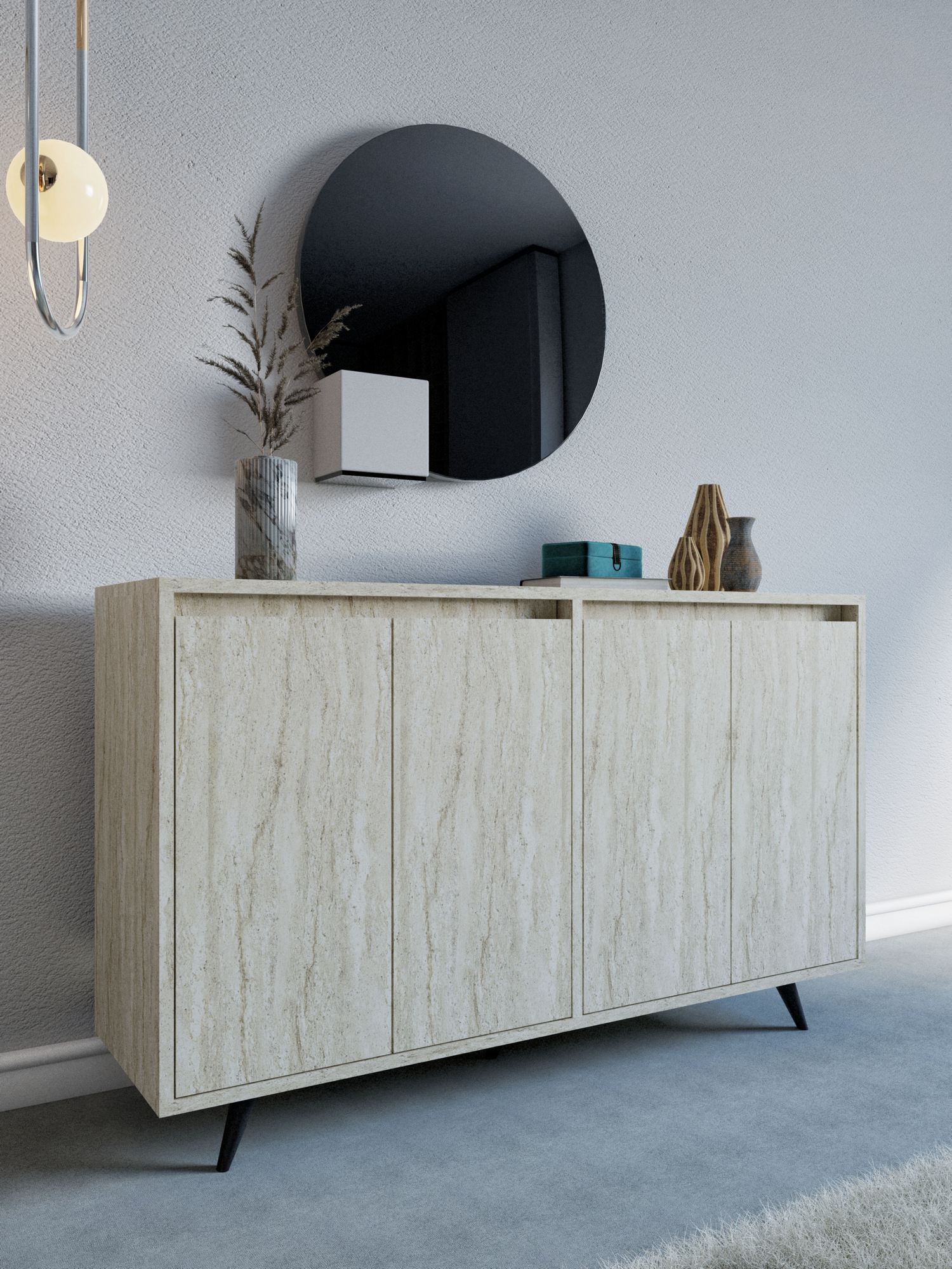 Konzolni stol Shans - Travertine | AG-vitahome.hr
