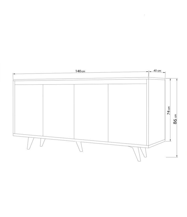 Konzolni stol Shans - Travertine | AG-vitahome.hr