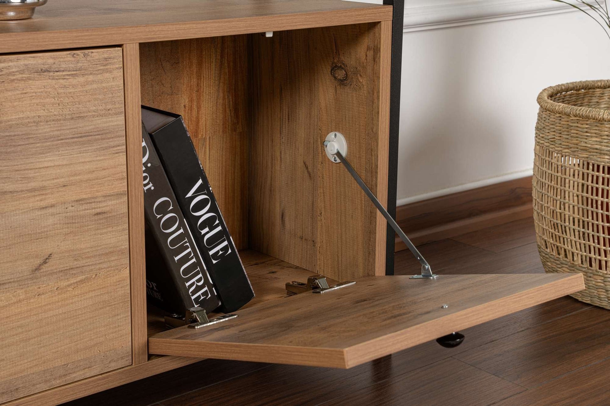 Konzolni stol Solace - Atlantic Pine, Black | AG-vitahome.hr