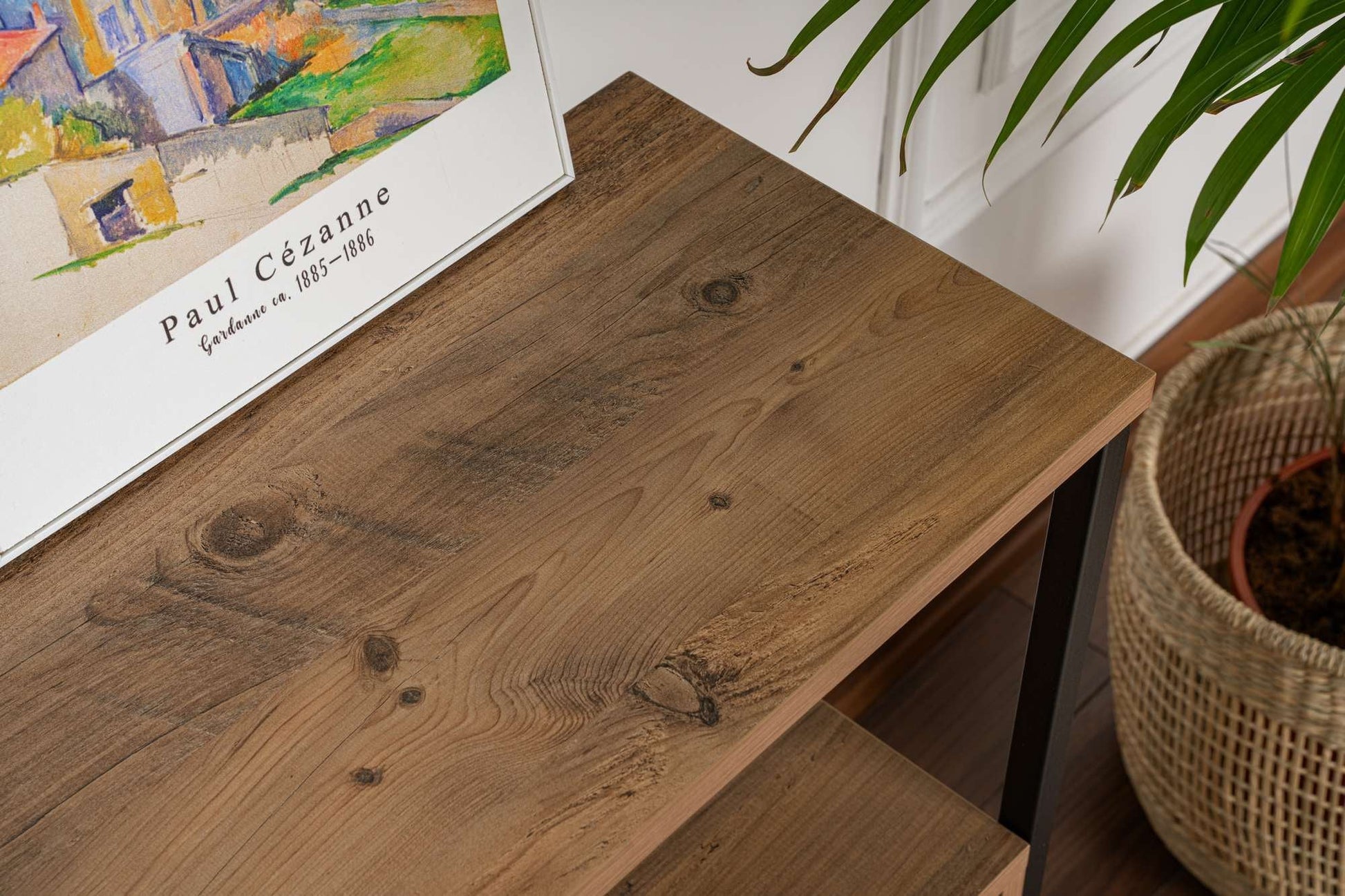 Konzolni stol Solace - Atlantic Pine, Black | AG-vitahome.hr