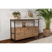 Konzolni stol Solace - Atlantic Pine, Black | AG-vitahome.hr