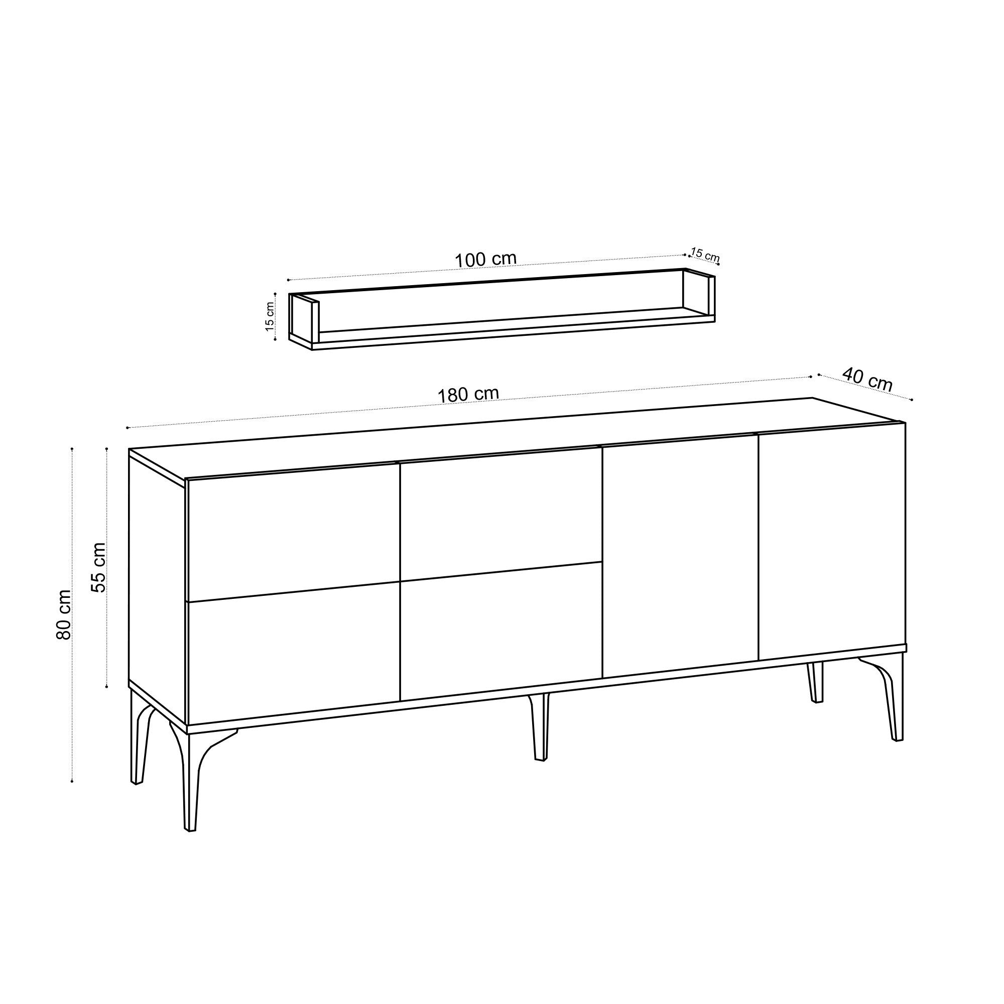 Konzolni stol Stella - Carrara Marble | AG-vitahome.hr
