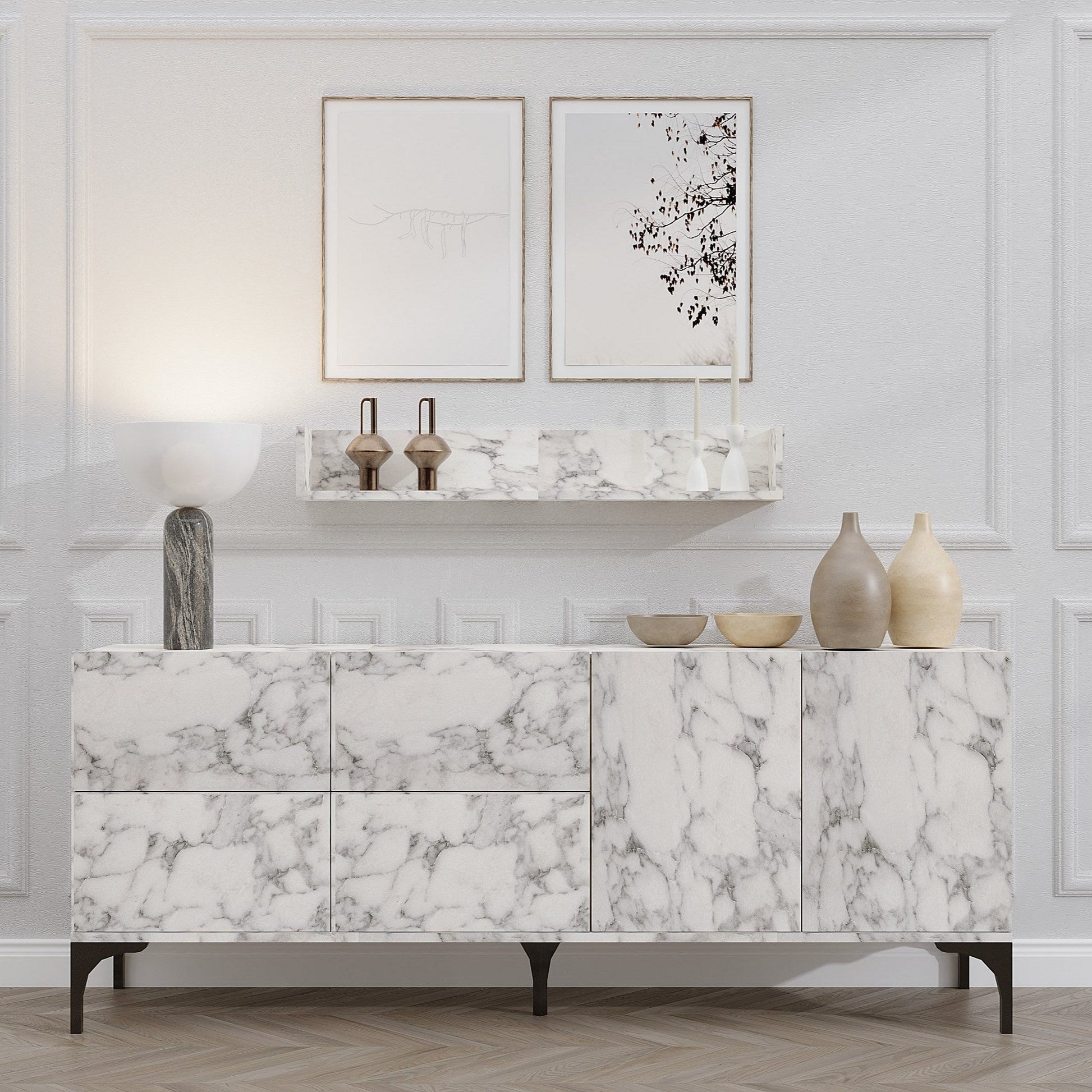 Konzolni stol Stella - Carrara Marble | AG-vitahome.hr