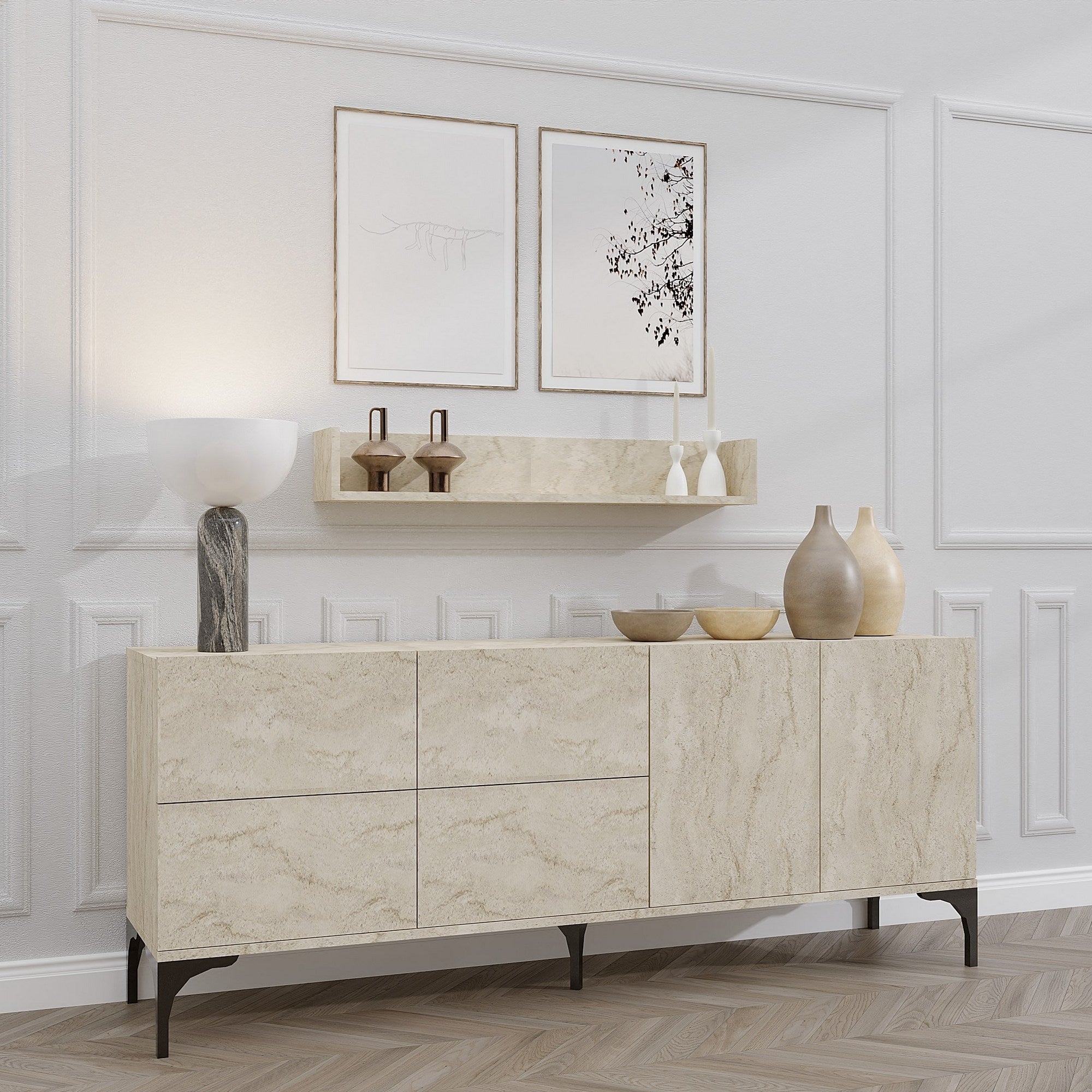 Konzolni stol Stella - Travertine | AG-vitahome.hr