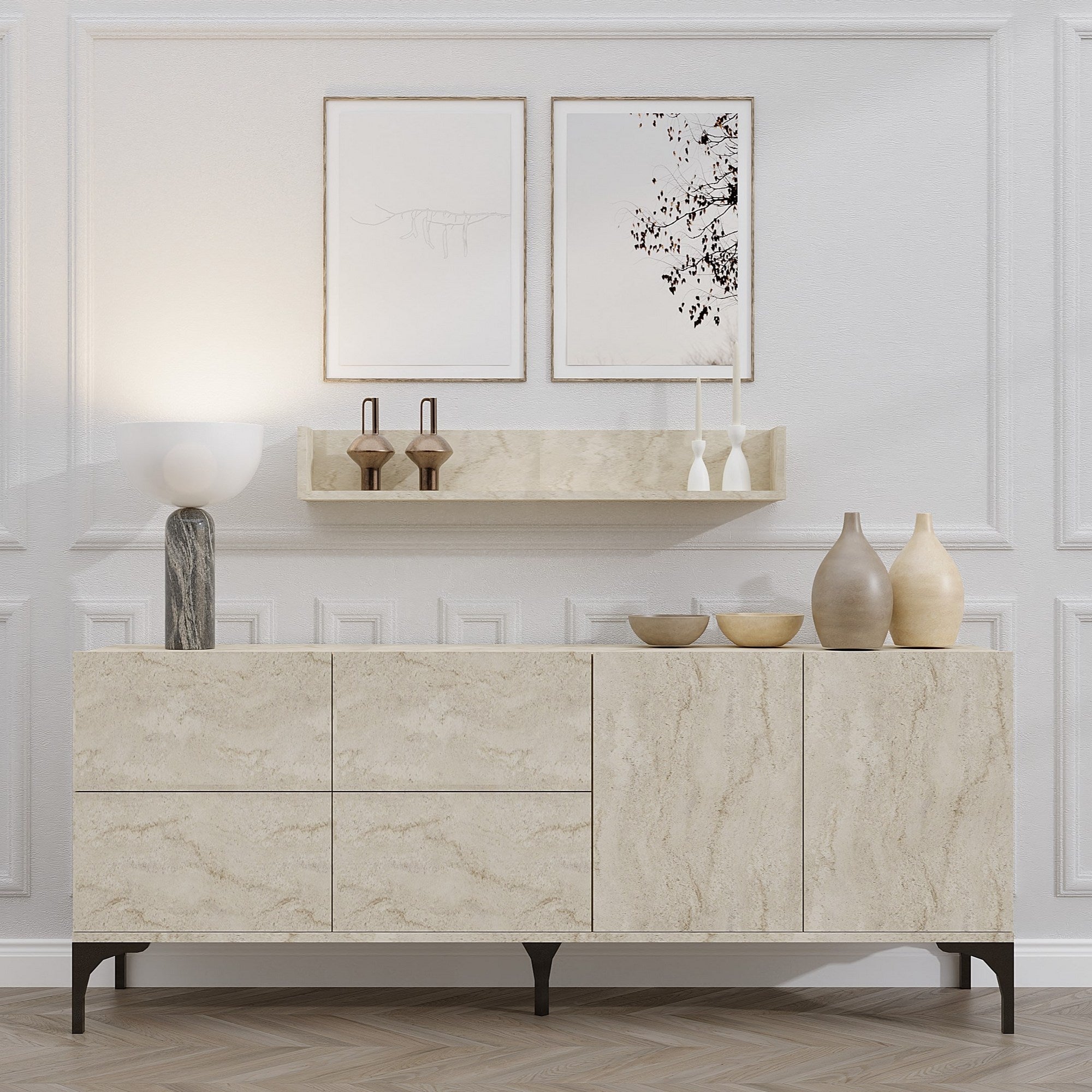 Konzolni stol Stella - Travertine | AG-vitahome.hr