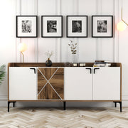 Konzolni stol Venedik - Walnut, White | AG-vitahome.hr