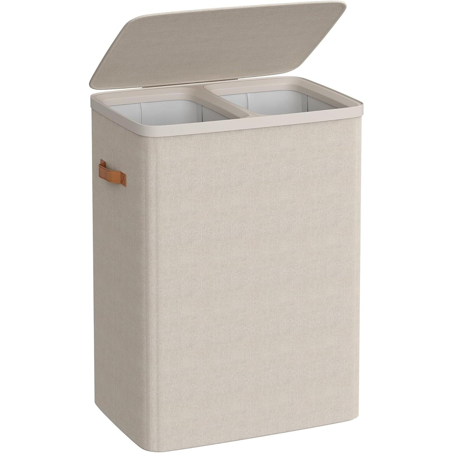 Košara za rublje 170 l, 6 x 40 x 75 cm, bež