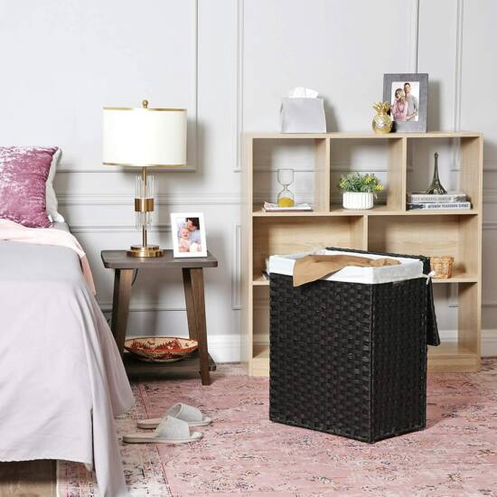 Košara za rublje 90L, košara za odjeću s poklopcem i ručkom | SONGMICS-vitahome.hr