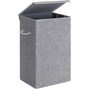 Košara za rublje, košara za rublje s magnetnim poklopcem i ručkom 85L | SONGMICS-vitahome.hr