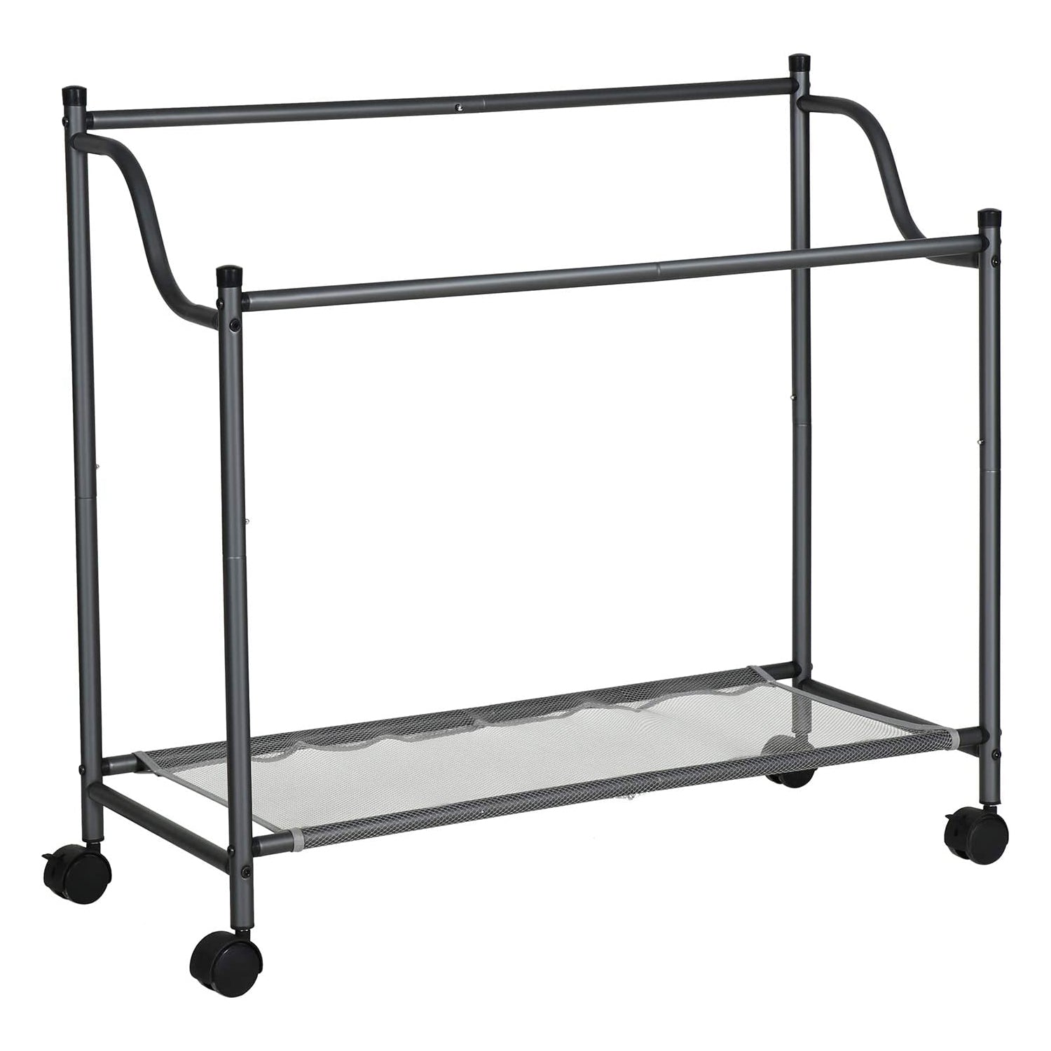 Košara za rublje s kotačima, 4 vreće koje se mogu izvaditi, 4 x 35L, siva | SONGMICS-vitahome.hr