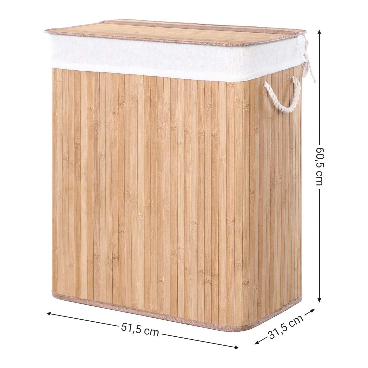 Košara za rublje s poklopcem, vrećica koja se skida, 100 litara | SONGMICS-vitahome.hr