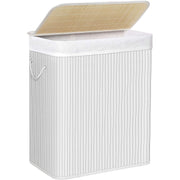 Košara za rublje sklopiva, 100 litara, bijela | SONGMICS-vitahome.hr