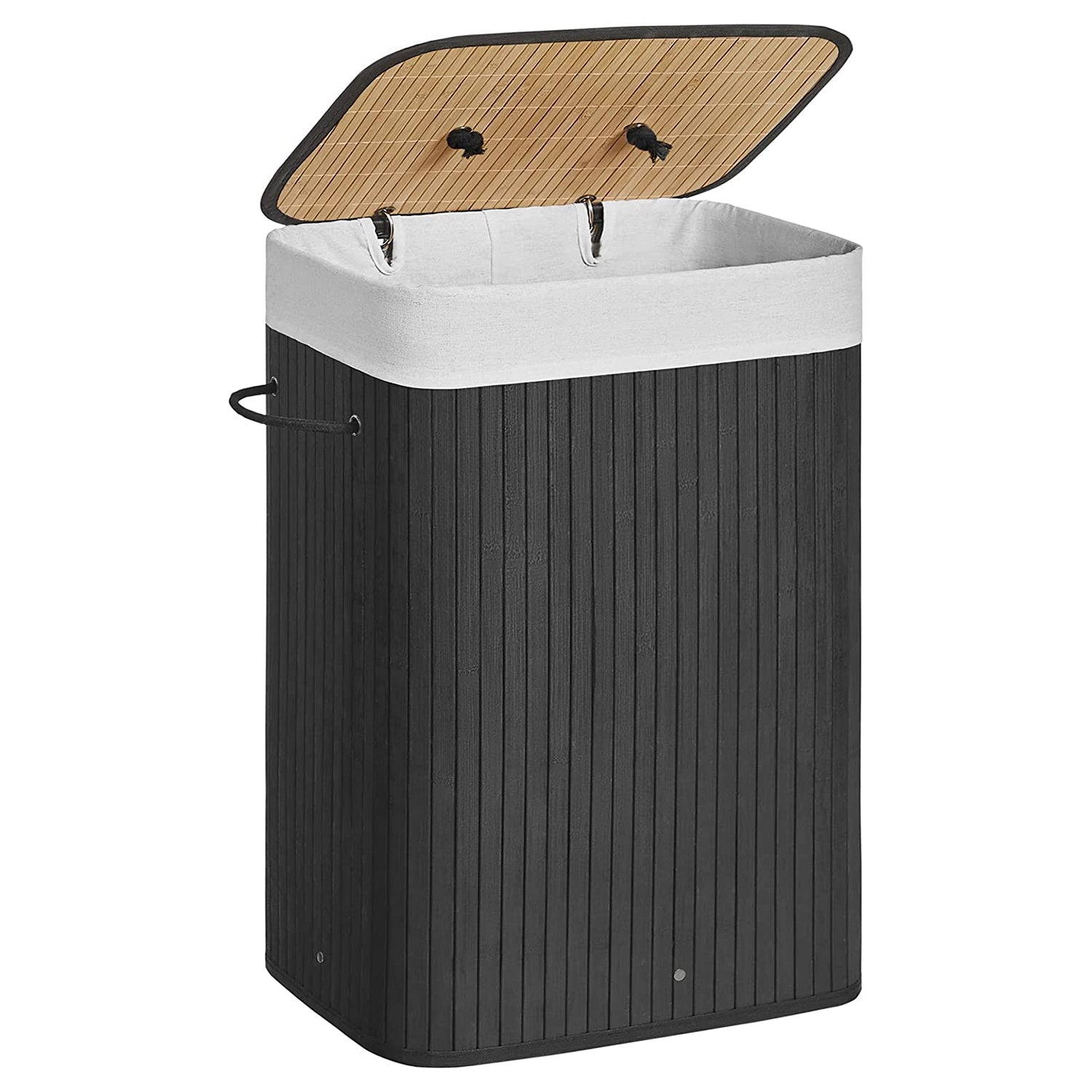 Košara za rublje, sklopiva košara za rublje od bambusa 72 L | SONGMICS-vitahome.hr