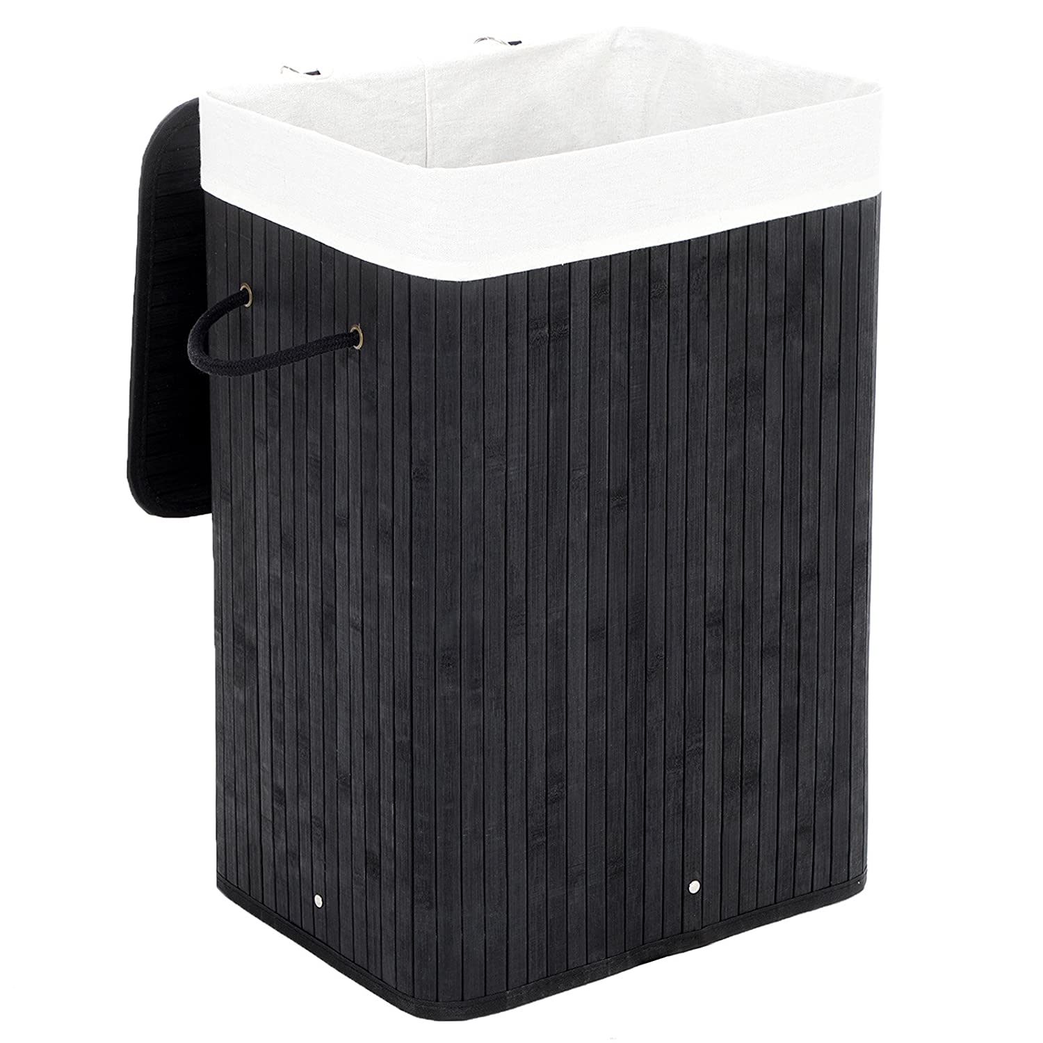 Košara za rublje, sklopiva košara za rublje od bambusa 72 L | SONGMICS-vitahome.hr