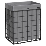 Košara za rublje, sklopivi stalak za odjeću od 90L, siva | SONGMICS-vitahome.hr