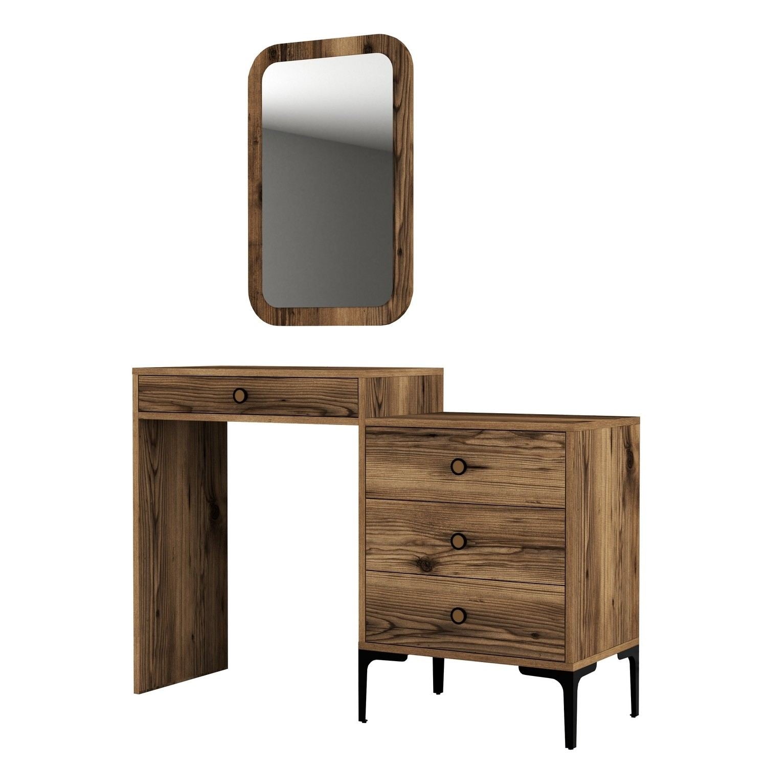 Kozmetički stolić Lizbon 546 - Walnut | AG-vitahome.hr