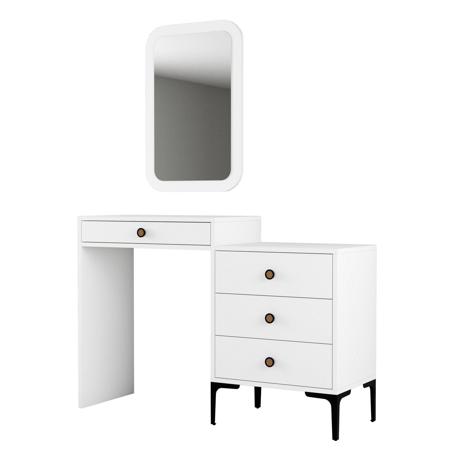 Kozmetički stolić Lizbon 549 - White | AG-vitahome.hr