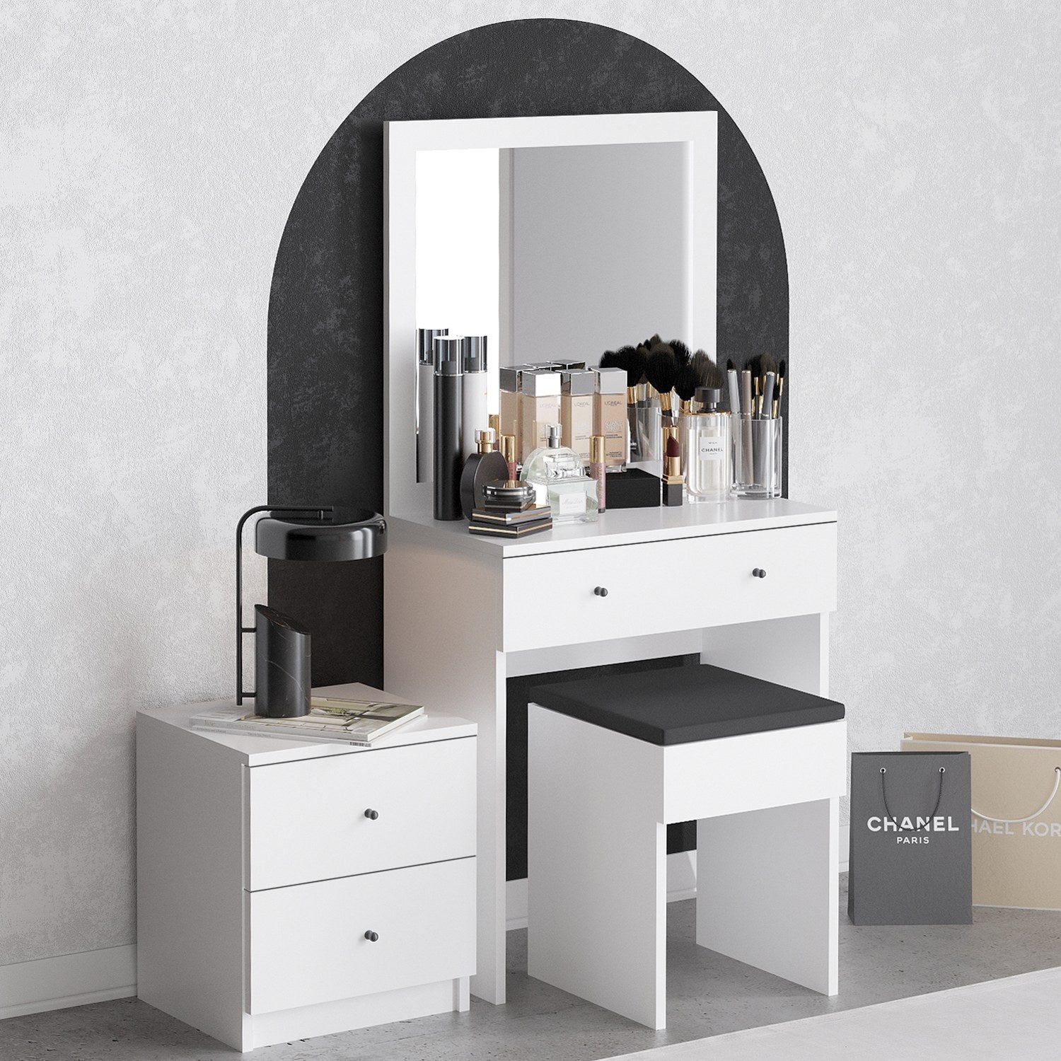 Kozmetički stolić Nice - White | AG-vitahome.hr