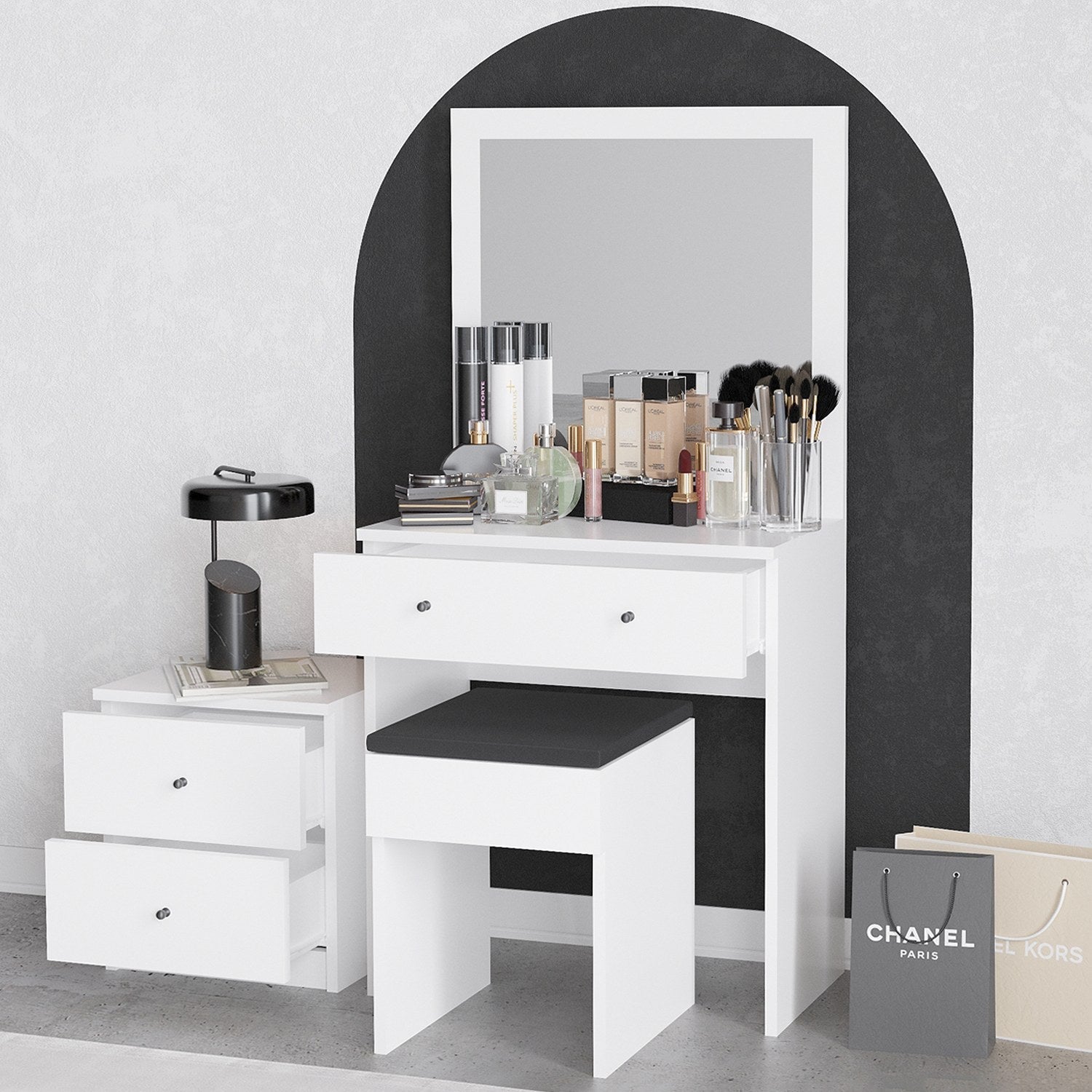 Kozmetički stolić Nice - White | AG-vitahome.hr